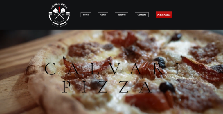 Calvari Pizza Web